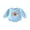 Sky Blue, variant on RUINIXCW Newborn Baby Girl Boy Outfit Bubble Romper Sweatshirt Infant Baby Boy Girl Fall Winter Clothes Spider Web Pumpkin Embroidery Long Sleeve Bodysuits Jumpsuits