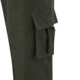thumbnail image 5 of NIEWTR Sweat Pants Mens Baggy Cotton Cargo Pants Loose Fit with Open Bottom Straight Leg Cargo Pants Casual Elastic Cargo Pants (Army Green,4XL), 5 of 7