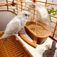 thumbnail image 3 of Comedero para pájaros, jaula para pájaros, alimentador de agua y comida, caja de alimentación de alimentos de plástico colgante, jaula para loros, contenedor de alimentos, accesorios para ja, 3 of 5