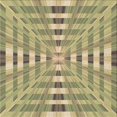 thumbnail image 1 of Ahgly Company Machine Washable Indoor Square Transitional Brown Area Rugs, 6' Square, 1 of 7