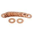 thumbnail image 2 of 20pcs 10mm Inner Dia Copper Washers Flat Sealing Gaskets Ring for Cars, 2 of 3