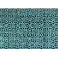 thumbnail image 1 of Ahgly Company Indoor Rectangle Abstract Light Blue Modern Area Rugs, 3' x 5', 1 of 4