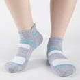 thumbnail image 5 of COOPLUS Womens Athletic Ankle Socks Women Cushioned Low Cut Breathable Socks 6 Pairs, 5 of 7