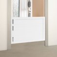 thumbnail image 4 of Modern Partition Door, 35.4x23.6in White Finish, Auto-Close Adjustable Hinges, for Home Office, Cafe and Kitchen, 4 of 15