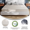 thumbnail image 3 of Flash Furniture 6 Inch Hybrid Mattress, King Size High Density Foam and Innerspring Mattress in a Box, CertiPur-US Certified Foam, 3 of 9