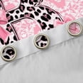 thumbnail image 4 of Homewish Leopard Print Black Out Curtains, Monogrammed B Curtains Pack of 2 (42x63 Each), 4 of 6