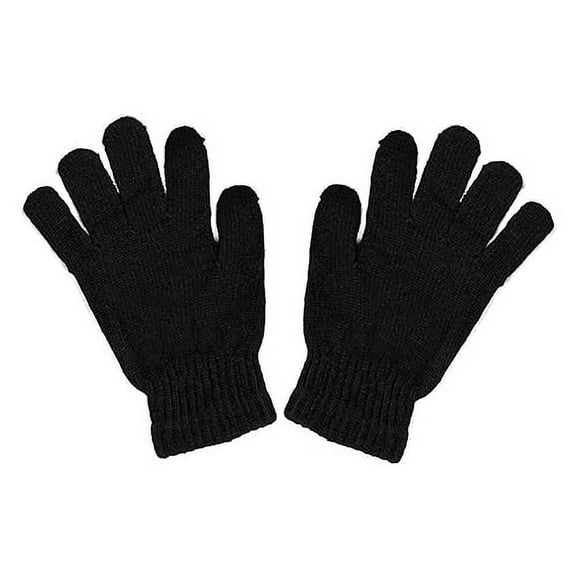 Motique Accessories Chenille Gloves Women Winter Magic Mitten Warm Gloves - Black Touchscreen