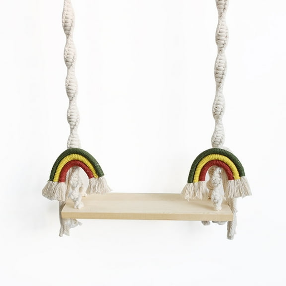 LIANGXR Upgraded Newborn Photography Wooden Swing Newborn Posing Props Swing Vintage Baby Photo Props Photoshoot