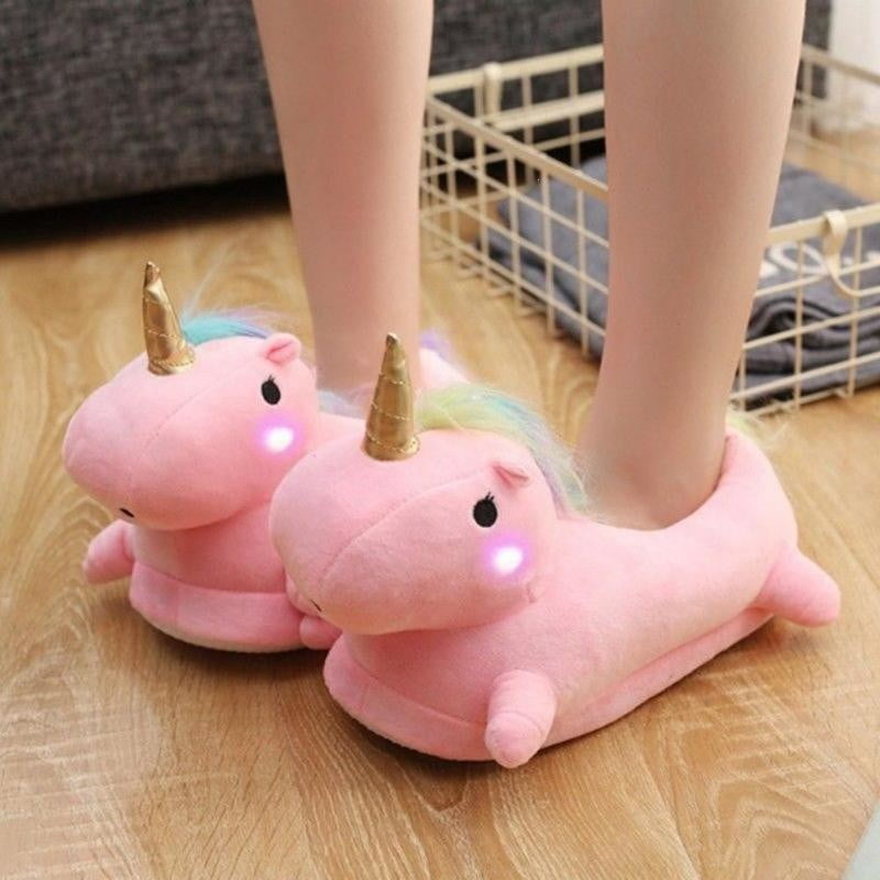 unicorn slippers size 6