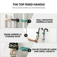 thumbnail image 2 of Shisuyan 2 Sets Wall-mounted Umbrella Rack Creative Umbrella Stand Umbrella Shelf, 2 of 9