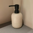 thumbnail image 2 of 2pcs/Set Beige Hand Soap Dispenser Sets,Resin Liquid for Bathroom Countertop,Bathroom Lotion Dispensers-10.6oz., 2 of 2