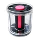 thumbnail image 4 of Estuche de almacenamiento para cintas de baile, organizador de cintas de gimnasia, portátil, espacioso y reutilizable. Rosa roja, 4 of 8