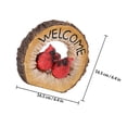 thumbnail image 2 of unbranded Colgante Decorativo De Pareja De Pájaros En Resina Color Marrón Claro Para Jardín Y Exterior, 2 of 8
