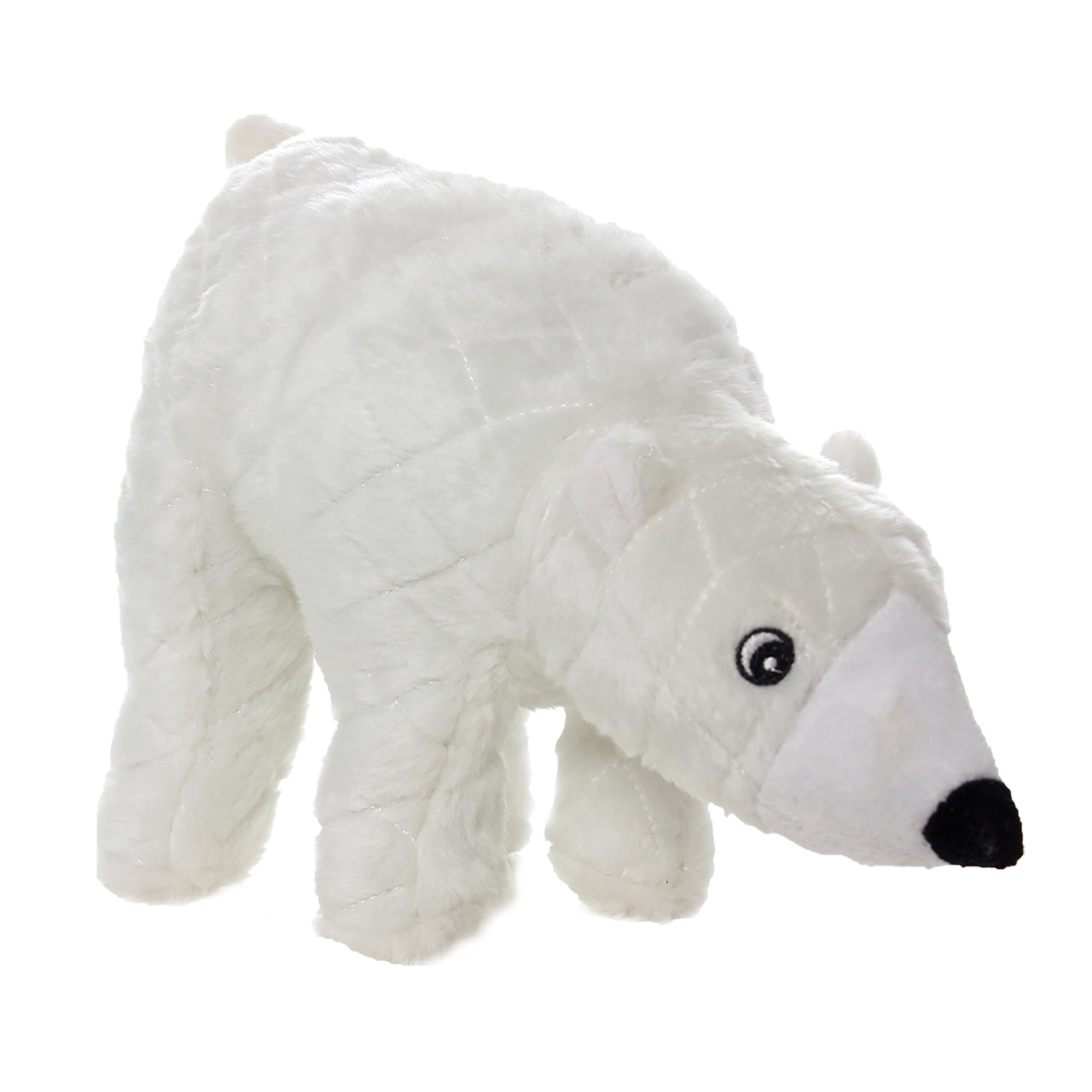 Mighty Arctic Polar Bear Durable Squeaky Plush Dog Toy