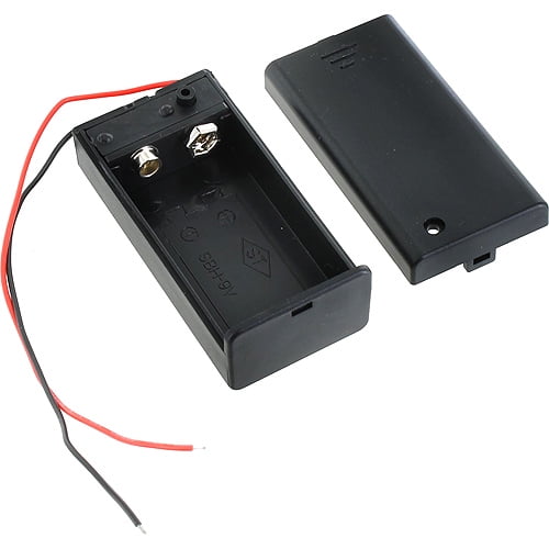 9V Battery Holder with Switch and Leads