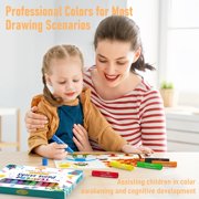 Jupitearth On Sale 24 Ct Tempera Paint Sticks for Kids ,Quick Drying,Smooth,Non-Toxic Washable for toddlers,Back to School Supplies,Art Supplies