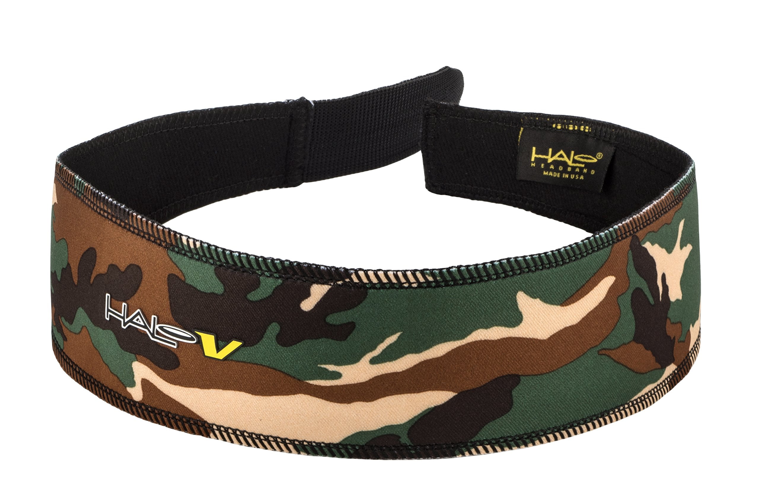halo headband v velcro sweatband tan