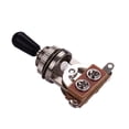 thumbnail image 3 of Silver 3-Way Toggle Switch for LP/SG Electric Guitars - Premium Metal Construction, Easy Installation, Compatible with Asian-Made Models, 5.2x3.2x2cm Size, Durable Guitar Accessory (1 Piece), 3 of 6