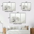 thumbnail image 4 of Designart Large Tree Gold framed wall art, Grey White Tree Subtle Charm I , Trees framed wall art decor, Grey Traditional Gold framed wall art, 32x16 inches Gold Frame, 4 of 5