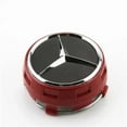 thumbnail image 1 of 4pcs 75MM Car Wheel Center Covers Hub Caps Replacement For Mercedes Benz A E C G R S Class AMG W204 W212 Auto Refit Accessories G red, 1 of 6