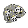 thumbnail image 2 of KLL Panda With Crown And Stars Winter Fall Beanie Knit Hats for Men & Women - Warm & Soft Stylish Toboggan Caps for Cold Weather, 2 of 6