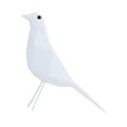 thumbnail image 4 of Figura moderna de pájaro, estatua de resina, decoración para el hogar, escultura decorativa única Blanco, 4 of 9