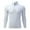 White, variant on KyCheLot Men's Athletic Shirts Pullover Wicking 1/4 Zip Solid Color Plus Size Long Sleeve Sports Sweatshirt