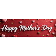 thumbnail image 4 of Red Background Banner with Roses Hearts and Glitter for Mother's Day Decorations Party Supplies Photography Props Mother Day Backdrop Happy Mothers Day Decors, 4 of 4