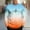 Orange, variant on COSFO Casual Men T Shirts Cotton Gradient Long Sleeve Tops Loose Crew Neck Workout Pullover Graphic Tees