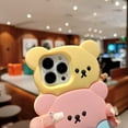 thumbnail image 4 of Candy Bear Case for iPhone 13 Pro 6.1",iPhone 13 Pro Bear Case,3D Cute Candy Bear Case for Women Girls Teens Kids,Kawaii Lovely Stacked Candy Bear Soft Silicone Case for iPhone 13 Pro, 4 of 14