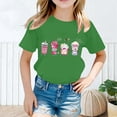 thumbnail image 2 of TZEWGL T-Shirts pour Enfants Imprimés Col Rond Manches Courtes Vêtements d'Été Amples pour Enfants Taille 2-4T, 2 of 5