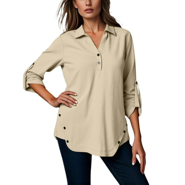 Camisoles & Tanks For Everyday And Wear V Neck Button Design Perfect For Layering With Pants Versatile Women’s For All Seasons