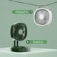 thumbnail image 2 of Mini Folding Fan USB Rechargeable Desk Fan Portable 3 Speeds Wall Hanging Fan for Student Dormitory Home Outdoor Camping Office Small Desk Fan, 2 of 5