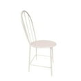 thumbnail image 1 of fastboy Simulation 1/6 Scale Dollhouse Mini Model Metal Dinning Chair White, 1 of 9