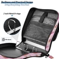 thumbnail image 4 of FORMRS Zipper Binder with Shoulder Strap 2-inch Ring 500 Sheet Capacity File Bag, Light Pink Doughnuts, 4 of 5