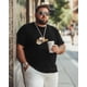 thumbnail image 5 of Mens T-Shirts,Cowboy Hat Ethnic Short Sleeve T Shirts for Men Crew Neck Tees,Loose Fit Casual Men's T-Shirts for Teens Boys, 5 of 7