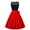Red, variant on XFLWAM Women's 1950s Audrey Retro Rockabilly Prom Dress Mesh Vintage Dresses 50's 60's A-Line Cocktail Party Swing Dress