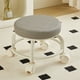 thumbnail image 1 of Taburete Rodante de Plástico Gris | Asiento Bajo y Pequeño con Ruedas Giratorias de 360° | Asiento Acolchado Cómodo | 25 X 25 X 22 Cm | 0,78 Kg, 1 of 6