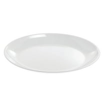 HUBERT® Shallow Serving Bowl White Melamine - 18" L x 11" W x 1 1/2" H