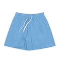 thumbnail image 4 of jjayotai Shorts for Men Drawstring Elastic Waist Shorts Athletic Gym Workout Casual Shorts for Running Pajama Lounge, 4 of 6