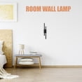 thumbnail image 3 of KAKOWELY Wall Light For Vanity Area Wall Light Black PVC Minimalist 1Pack, 3 of 8