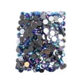 thumbnail image 4 of John Bead 400-Piece 12mm (SS50) | Purple AB Acrylic Round Flat Back Rhinestones, 4 of 5