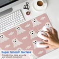 thumbnail image 4 of Long Mouse Pads for Desk,Cute Ghost Halloween Pattern Desk Mats on Top Of Desks, Desk Mouse Pad Extra Large with 3mm Non-Slip Base and Stitched Edge for Gaming,Office,Work,Home 31.5"x11.8", 4 of 6
