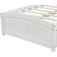 thumbnail image 4 of Harper & Bright Designs Twin size Platform Bed with Trundle, White 2, 4 of 8