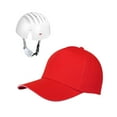 thumbnail image 2 of Kuntesetty Sports Bump Hat Baseball Bump Hat with Cap Insert Shockproof Summer Hard Cap for red, 2 of 9