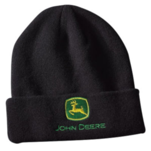 John Deere Black Knit Cap LP64863