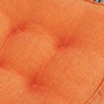 thumbnail image 2 of Cojín para silla de jardín, grueso 10 cm, algodón suave, 40 x 40 cm, para oficina, comedor, hogar (40 x 40 x 10 cm, Naranja), 2 of 5