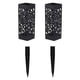 thumbnail image 2 of 6pcs Pstic Cemetery Grave Flower Vase Bck Artificial for Grave Zulema none, 2 of 8