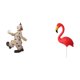 thumbnail image 1 of Figura de , escultura, adorno de mesa, flamenco, estatuilla de jardín, colección de de arte, resina, material HDPE, adecuado para regalar,, 1 of 8