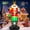Soldier C, variant on Yexmas 8FT Christmas Inflatable Nutcracker Soldier, Blow Up Yard Xmas Decor with LED Light&Candy Cane for Holiday Party Lawn Garden Decor